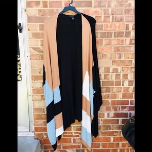 Color block kimono